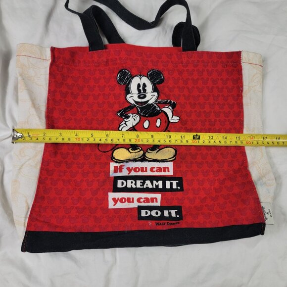 Disney x Hallmark Mickey Mouse Tote Bag If You Can Dream It You Can Do It Bag - Picture 8 of 11